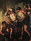 Luca Giordano Famous Paintings - The Forge of Vulcan
